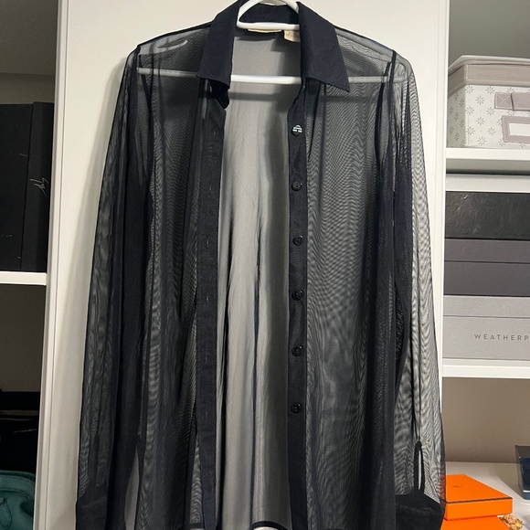 Apostrophe Tops - Apostrophe, Size L, Black transparent